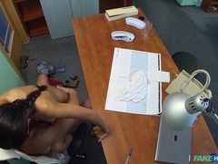 Amateur, Médecin, Pieds, Léchez, Bureau, Chatte, Uniforme, Voyeur