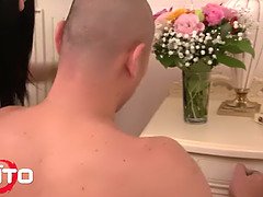 Enthousiasteling, Aziatisch, Kont, Hardcore, Hd, Japaans, Zoon, Tieten likken