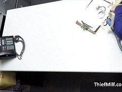 MILF suspect fucked by two at the office