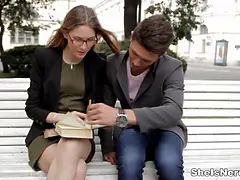Blasen, Spermaladung, Brille, Hd, Küssen, Lecken, Muschi, Schreiend