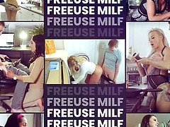 Sucer une bite, Homme nu et filles habillées, Grossier, Lesbienne, Seins naturels, Rasée, Fessée, Plan cul à trois