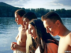 Pijpbeurt, Bruinharig, Vingeren, Handbeurt, Zoenen, Tiener