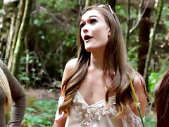 Pijpbeurt, Brits, Dominatie, Dominante vrouw, Handbeurt, Masturbatie, Buiten, Tiener