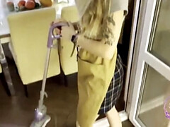 フェラチオ, カワイイ, チン, Hd, キッチン, オーガズム, ロシア人, 妻