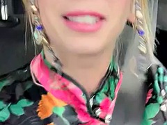 Littleangel84 - Having my car rammed, then my ass during the report a big cock too