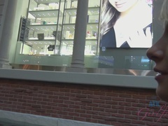 Blondine, Masturbation, Piercing, Muschi, Rasiert, Abendanzug, Tätowierung, Titten