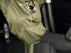 Arsch, Grosser arsch, Blondine, Auto, Besamung, Hd, Natürlich, Pov