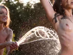 Chica, Pareja, Juegos, Sexo duro, Lesbiana, Coño, Adolescente, Apretado