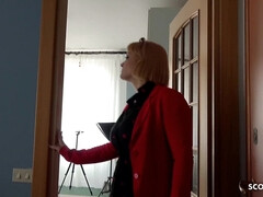 デカパイ, チン, ハードコア, 淫乱熟女, 母, お金, 現実, オッパイの