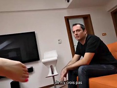 Blonde, Sucer une bite, Cocu, Européenne, Réalité, Adolescente