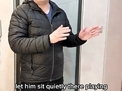 Grote lul, Pijpbeurt, Rondborstig, Lul, Hd, Moeder, Gezichtspunt, Russisch