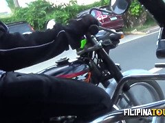 Asian beauty is letting him fuck her