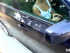 Mamada, Morena, Al aire libre