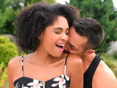 Kont, Pijpbeurt, Hondjeshouding, Zwart, Handbeurt, Geschoren, Tiener, Tieten likken