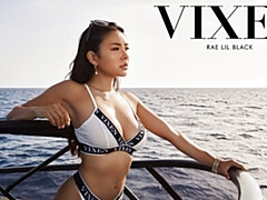 Asiatique, Grosse bite, Sucer une bite, Brunette brune, En levrette, Hard, De plein air, Maigrichonne