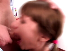 Arsch, Braunhaarige, Klassisch, Süss, Kehlenfick, Aufs gesicht abspritzen, Hd, Muschi