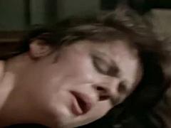 Tussi, Blasen, Braunhaarige, Spermaladung, Masturbation, Vintage