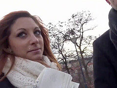 フェラチオ, 浮気する, ヨーロピアン, お金, 現実, 赤毛, ティーン