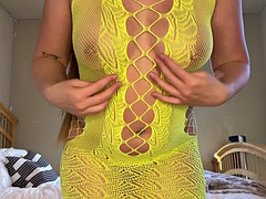 Grosse titten, Lingerie, Solo, Titten