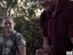 デカパイ, フェラチオ, 茶髪の, 家族, 淫乱熟女, フェラする, 禁句, オッパイの