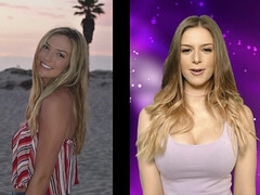 Grosser arsch, Blondine, Blasen, Freund, Betrug, Selbstgemacht, Interrassisch, Uniform