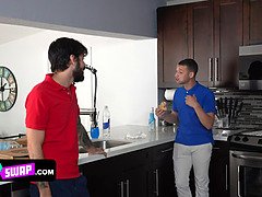 Grosse titten, Sperma im mund, Fingern, Masturbation, Milf, Muschi, Stiefmutter, Uniform