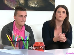 Paar, Besamung, Dildo, Hundestellung, Frau, Frau frau mann, Masturbation, Flotter dreier