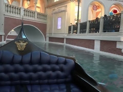 Watch Cassidy take a bath after a date in Vegas
