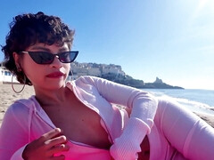 Жопа, Пляж, Мастурбация, Деньги, Голышом, Киски, Соло, Влажная