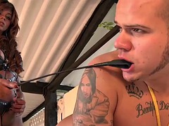 Bondage discipline sadomasochisme, Grote lul, Blond, Sperma, Groep, Hardcore, Orgie, Trio