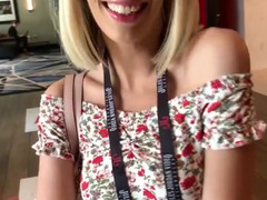 素人, ブロンド, ハードコア, アウトドア, 小柄, ハメ撮り, 公共, ガリガリ