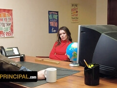 18 jaar, Grote mammen, Aangekleed, Sperma, Sperma in mond, Fetisj, Kantoor, Taboe