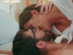 Nerd punishes dazzling Latina girlfriend for being a camgirl