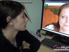 フェラチオ, エロ熟女, レズビアン, なめる, オナニー, 熟年, 淫乱熟女, 三人