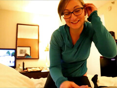 Verga grande, Mamada, Pareja, Gafas