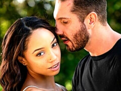 Grote lul, Pijpbeurt, Bruinharig, Harig, Natuurlijke tieten, Mager, Tiener, Tieten likken