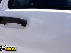 Adorable, Bus, Mignonne, Hd, Innocente, Public, Rasée, Adolescente