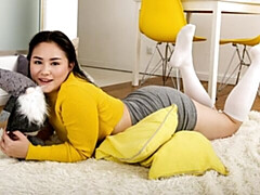 素人, ベッドルーム, デカ尻, 指いじり, オナニー, 一人, ストリッピング