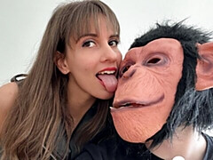 18 años, Verga grande, Mamada, Morena, Estilo perrito, Tetas naturales, Adolescente, Tetas