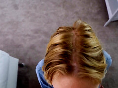 Hot Stepmom Sucks Stepson's Cock And Swallows His Cum