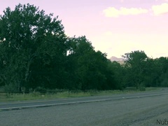 Bruinharig, Vrouw, Hd, Lesbisch, Buiten, Geschoren, Trio, Tieten likken