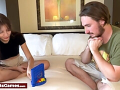 素人, 茶髪の, カップル, チン, Hd, 馬乗り, ストリップ, オッパイの