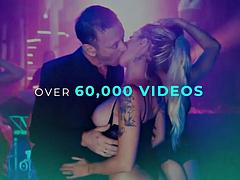 デカチン, フェラチオ, 茶髪の, ハードコア, レズビアン, ティーン, オッパイの