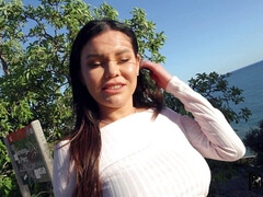 フェラチオ, イく瞬間, チン, ヨーロピアン, ラティーナ, アウトドア, 公共, ロシア人