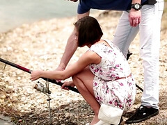 Anabelle Lili - Natural Busty Teen Fucked In The Nature - Ana bell evans