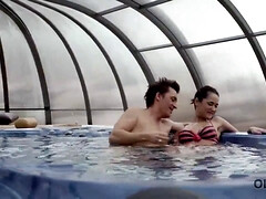 Morena, Linda, Papá, Hd, Lamidas, Piscina, Coño, Adolescente