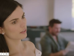 お尻, フェラチオ, 茶髪の, キス, マッサージ, 剃毛, タトゥー, ティーン