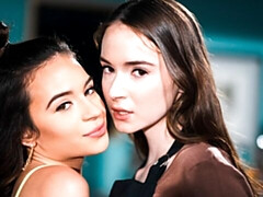 指いじり, キス, なめる, 下着, オナニー, ストリッピング, ティーン, オッパイの