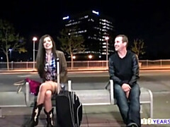 Bad, Blasen, Braunhaarige, Spermaladung, Schwanz, Hardcore, Hd, Öffentlich