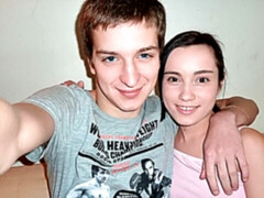 Amateur, Grosse bite, Sucer une bite, Brunette brune, Tromperie, En levrette, Embrassement, Culottes ou slips